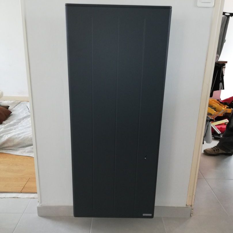 Radiateur Ovation3 1500W vertical gris ardoise